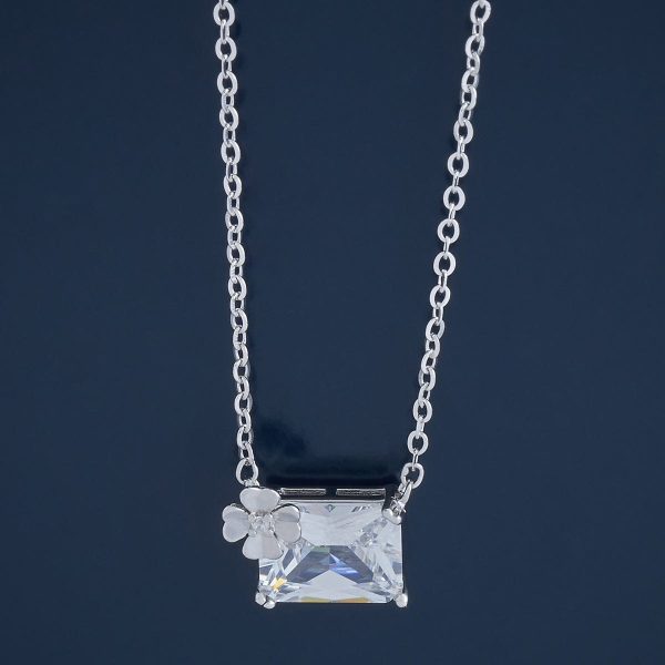 92.5 Silver Necklace 176513 Discount