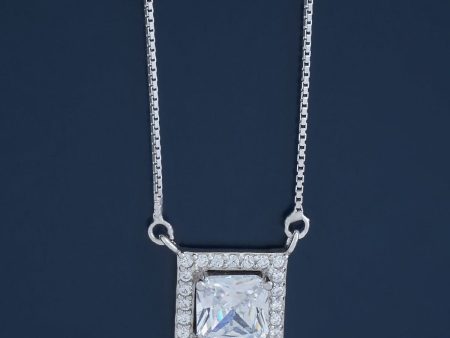 92.5 Silver Necklace 176521 For Discount