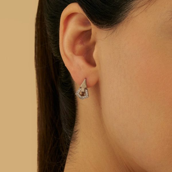 Trendy Earring 179350 For Discount