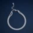 92.5 Silver Bracelet 176804 For Discount