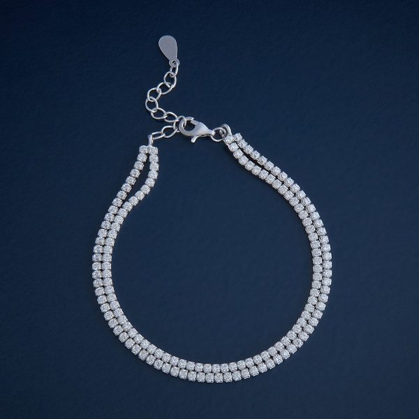 92.5 Silver Bracelet 176804 For Discount