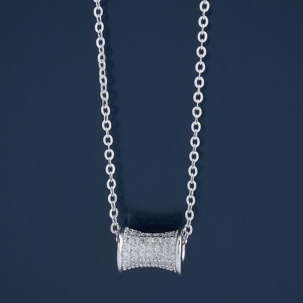 92.5 Silver Necklace 176490 Discount