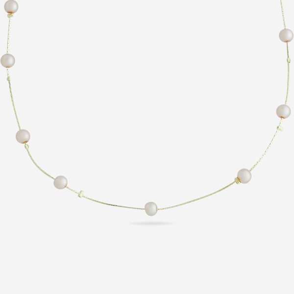 Trendy Pearl Necklace 174540 Online now