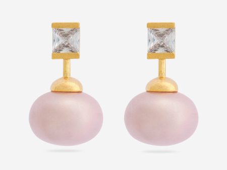 Trendy Pearl Earring 175081 Sale