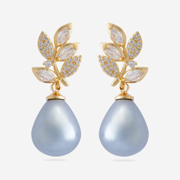 Trendy Pearl Earring 175087 Fashion