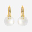 Trendy Pearl Earring 174331 For Sale