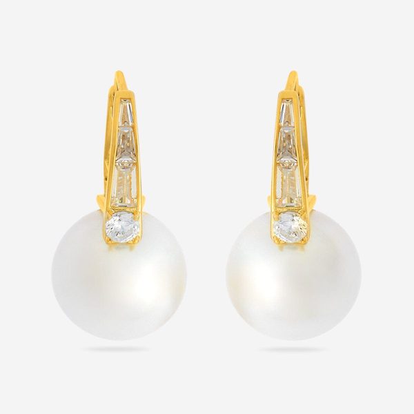 Trendy Pearl Earring 174331 For Sale