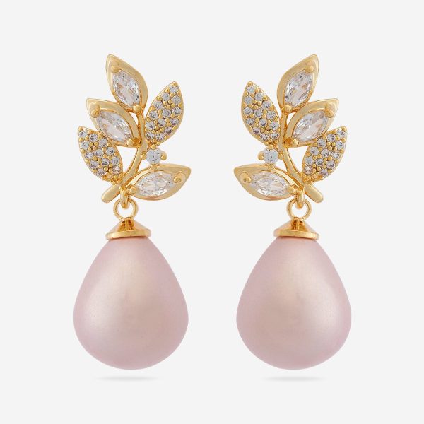 Trendy Pearl Earring 175087 Fashion